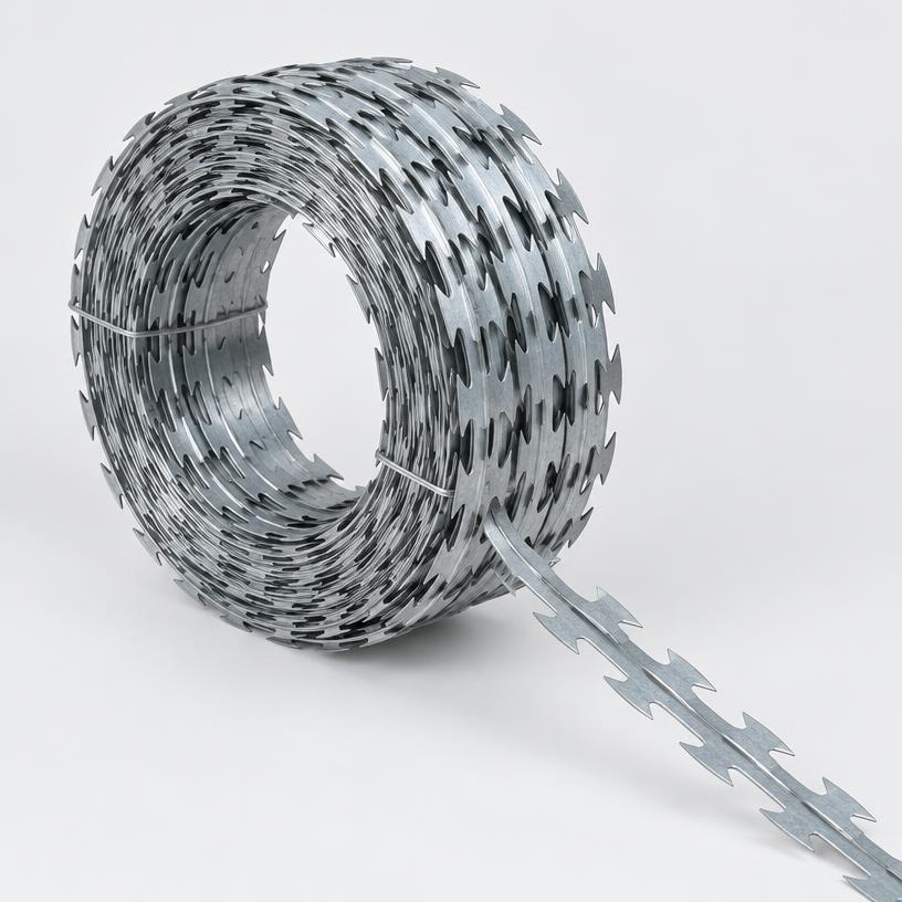Rakbladstråd / Concertina, 150 m per rulle